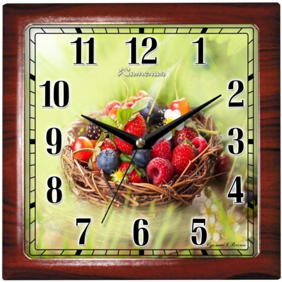 керамические часы настенные. настенные часы с ягодами. часы настенные красные необычные. Watch berries. часы ягоды.