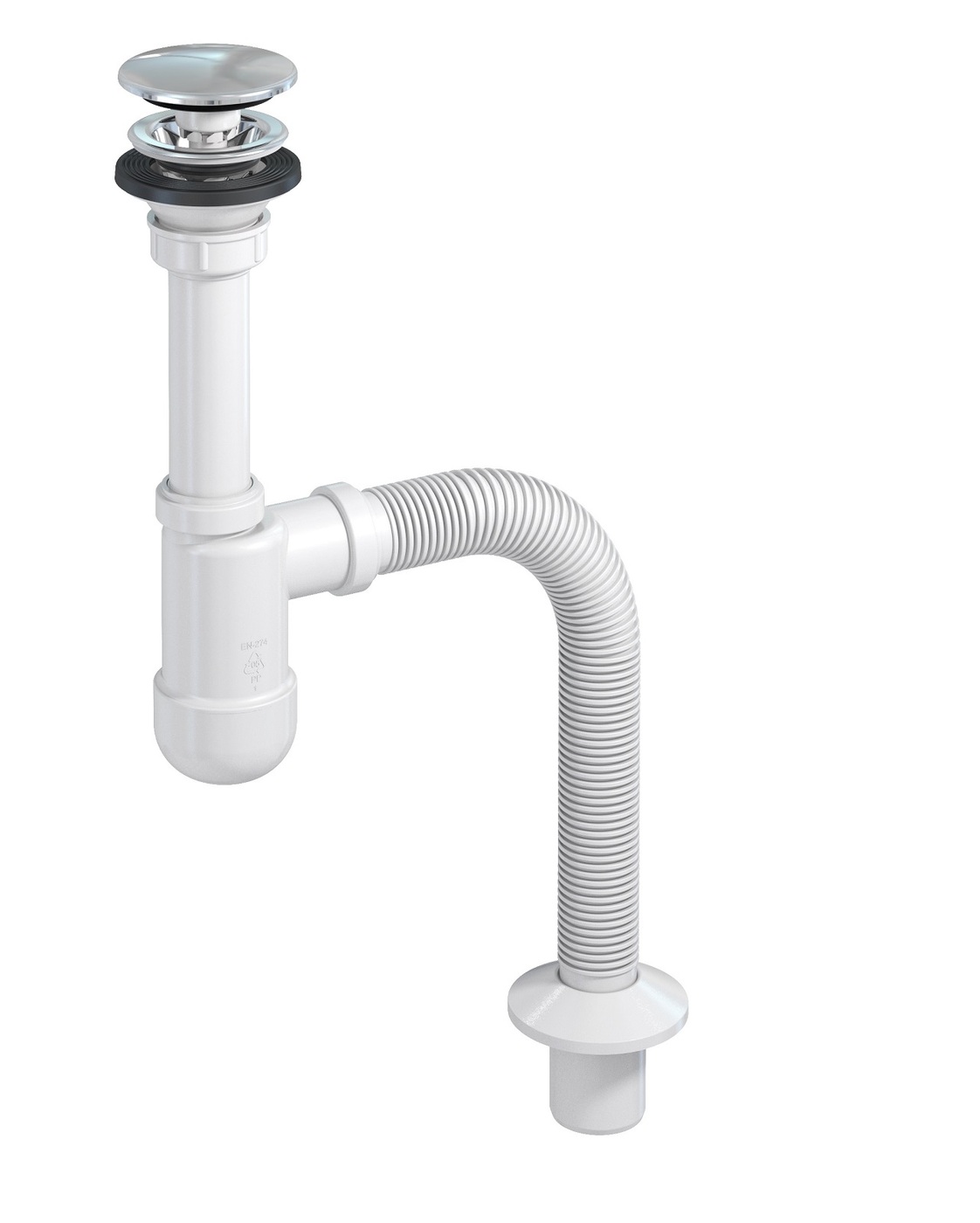 Характеристики Сифон для раковины клик-клак SantecPro AQ371A4 ...