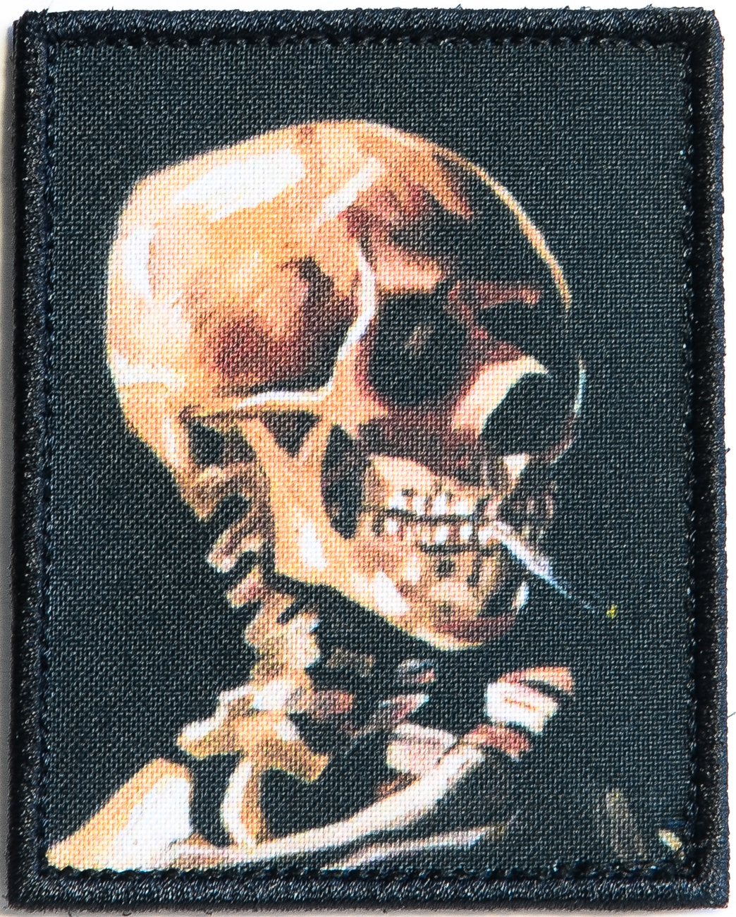 Картина ван гога череп с сигаретой