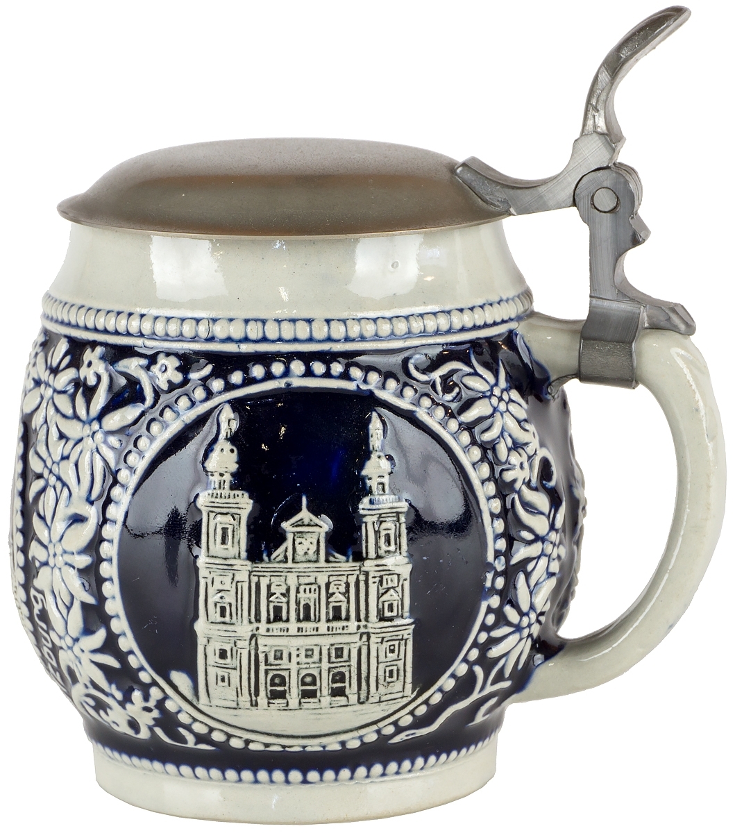 Кружка пивная "Зальцбург". Керамика. Wekara, Австрия, вторая половина ...
