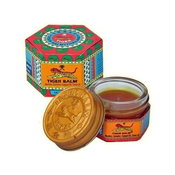 Tiger Balm Red Тайский красный согревающий массажный бальзам "Красный тигр", 10 гр./Тайланд