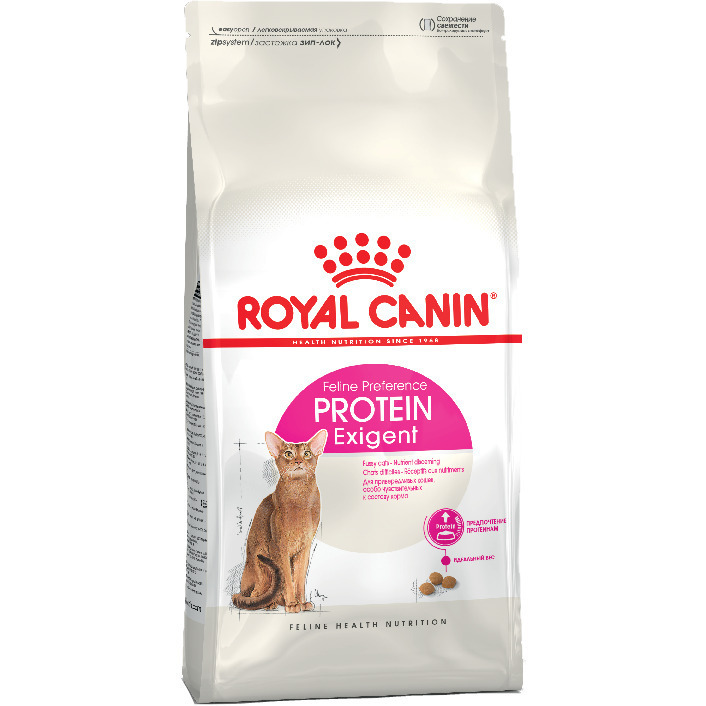 ROYALCANINFelineHealthNutritionFelinePreferenceProteinExigentкормдлякошек,привередливыхксоставуеды4кг