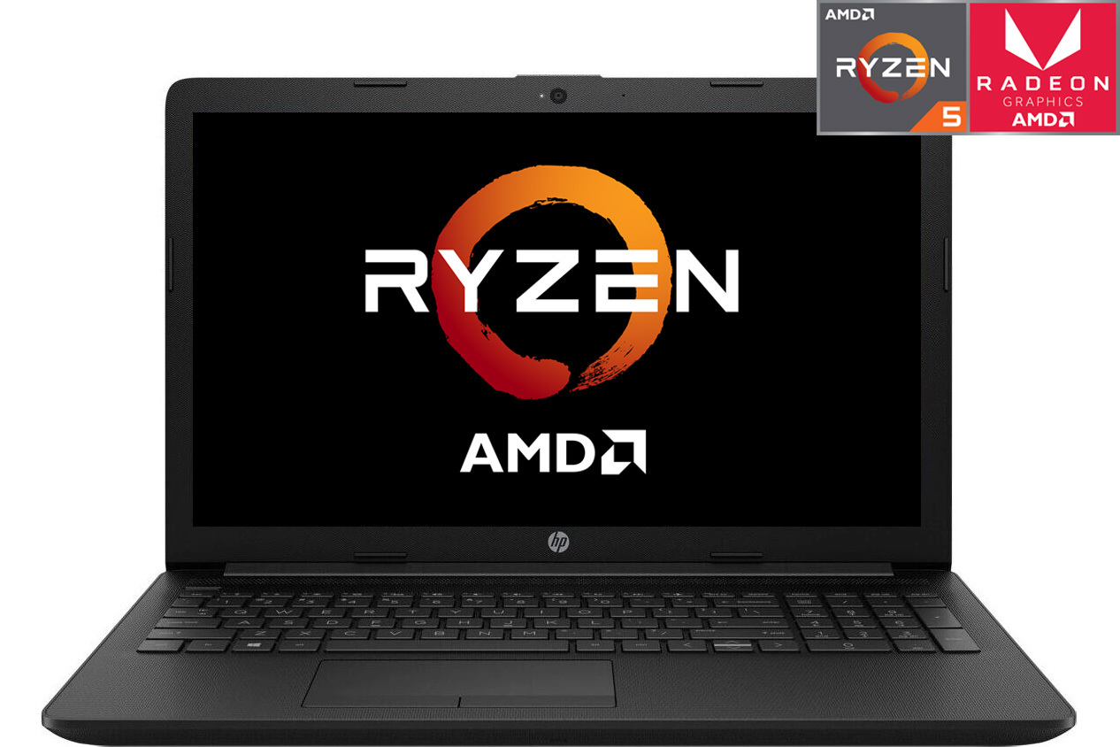 15.6" Ноутбук HP 15.6" 15-db1274ur (24D42EA), AMD Ryzen 5 3500U (2.1 ГГц), RAM 8 ГБ, SSD 512 ГБ, AMD Radeon Vega 8, Без системы, (24D42EA)