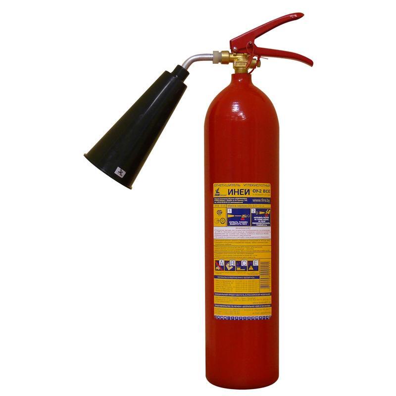 Характеристики Переносной Промышленный огнетушитель ИНЕЙ, Углекислотный ...