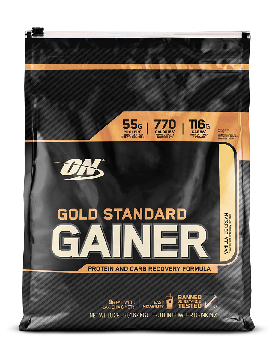 Гейнер Optimum Nutrition Gold Standard Gainer 10,29 lb Vanilla Ice ...