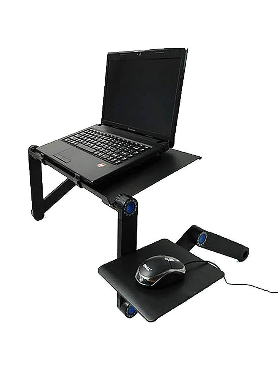 Столик трансформер для ноутбука multifunctional laptop table t8 с охлаждением