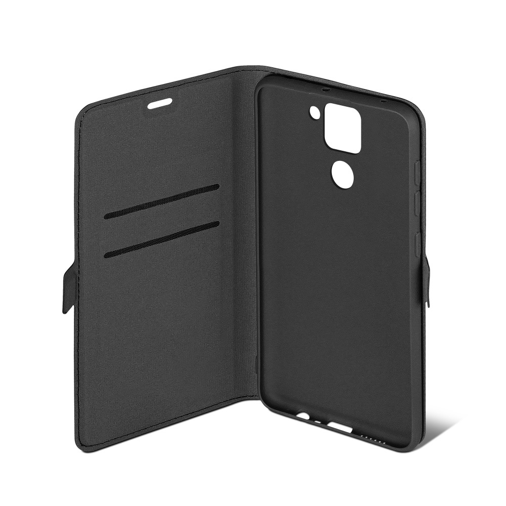 Чехол DF xiFlip-60 с флипом для Xiaomi Redmi Note 9 (black)