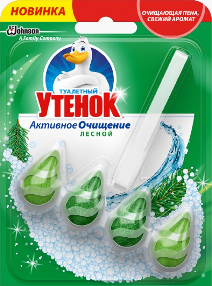 Туалетный Утенок Подвесной блок для унитаза Активное очищение "Лесной ...