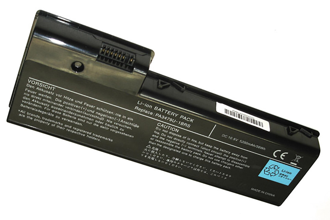 Аккумуляторная батарея для ноутбука Toshiba Satellite P100 (PA3480) 5200mAh OEM черная