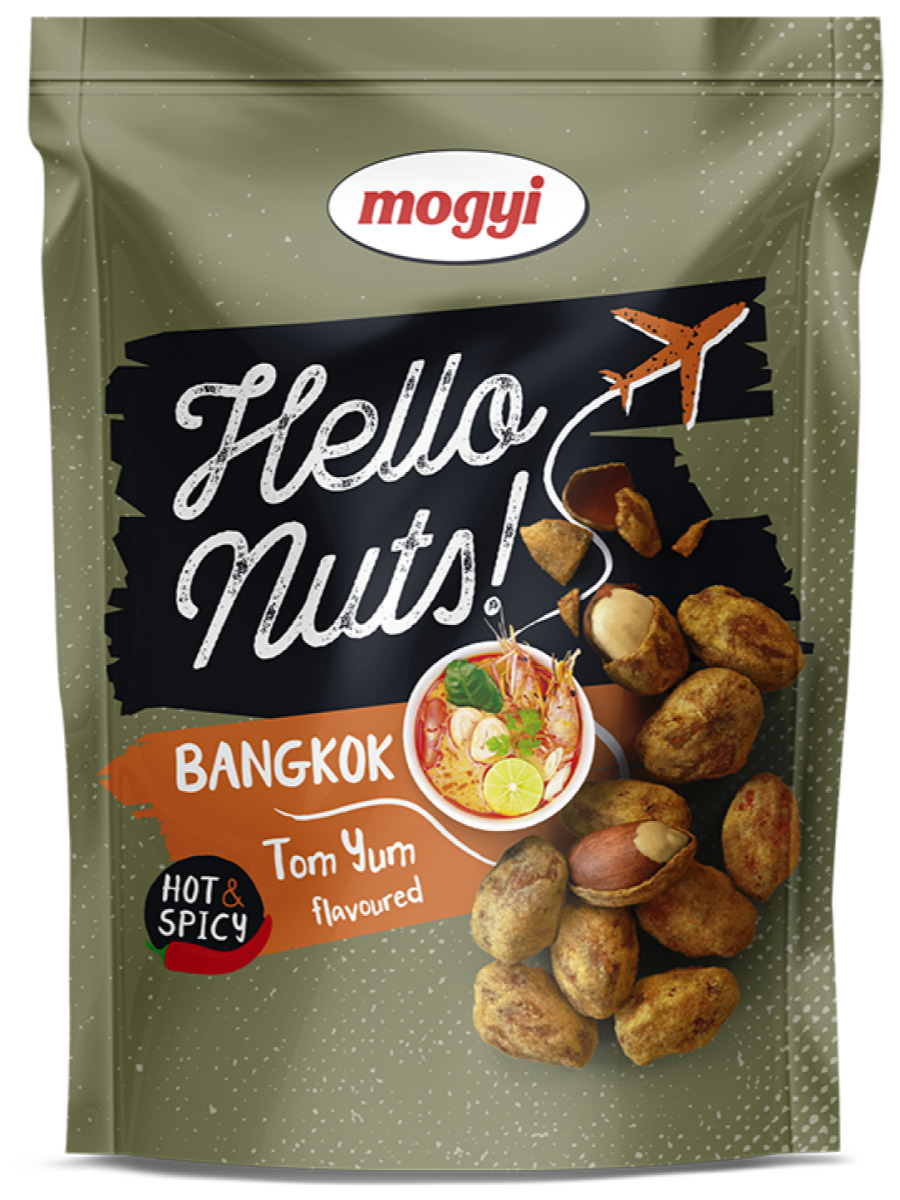 MOGYI Арахис HELLO NUTS Bangkok со вкусом Том Ям 100 гр — купить в ...