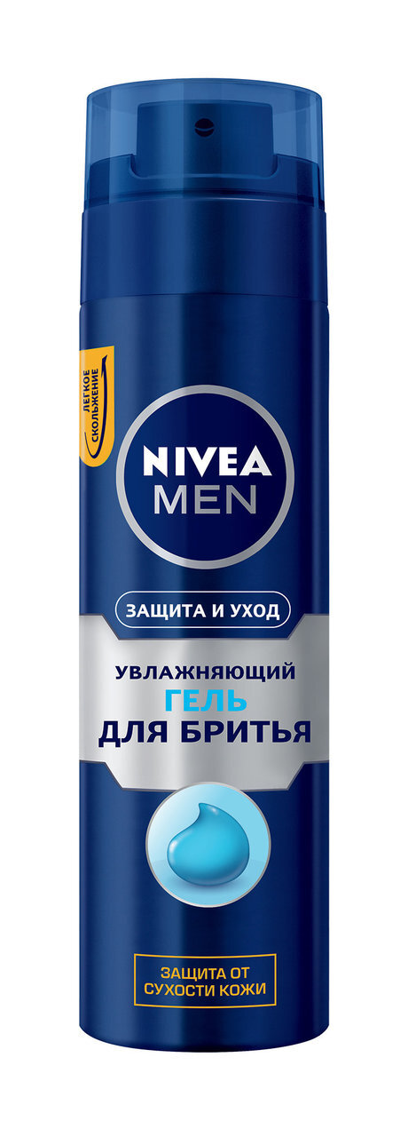 Гель для бритья nivea for men увлажняющий 200 мл