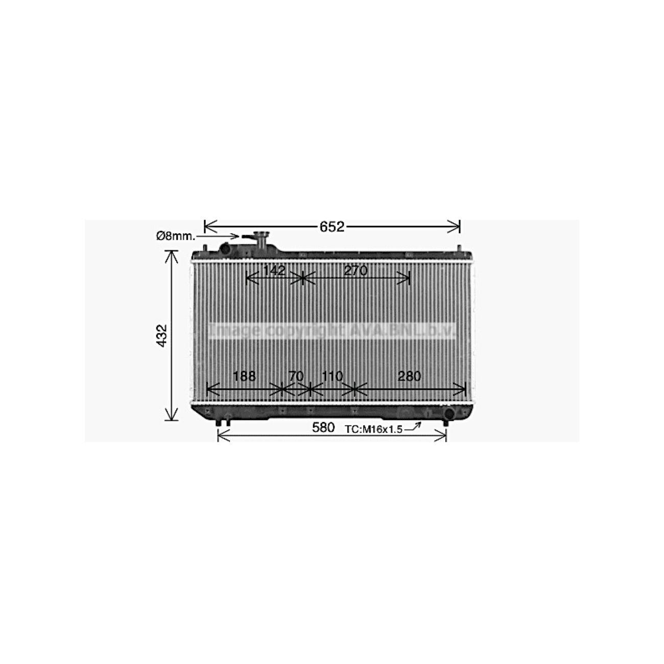 Радиатор c/o Ava арт. To2302. Радиатор Ava арт. Ola2199. Ava to2297 радиатор двигателя. Радиатор Ava арт. To2297.