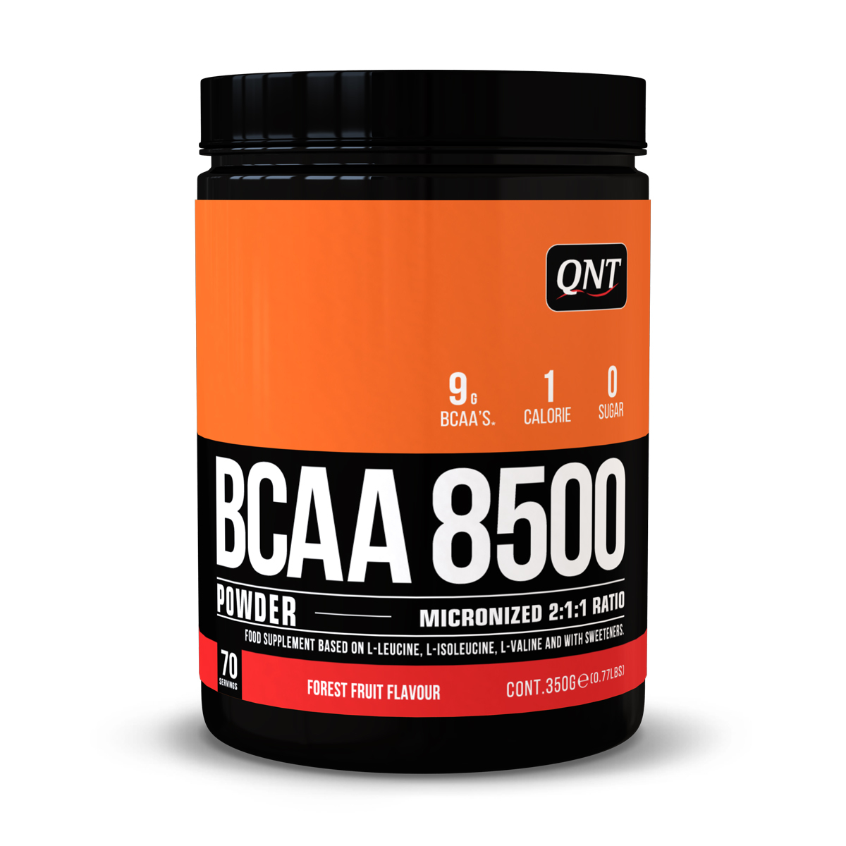 Аминокислоты БЦАА QNT "BCAA 8500 Powder" Лесные ягоды 350 гр