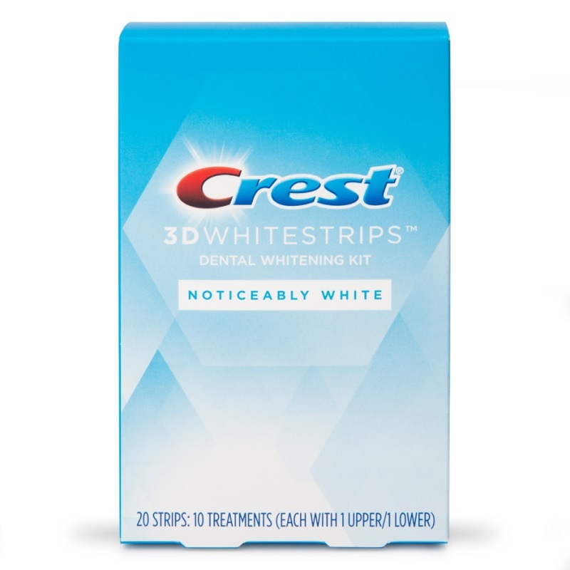 Отбеливающие полоски для зубов Crest 3D Whitestrips Noticeably White ...