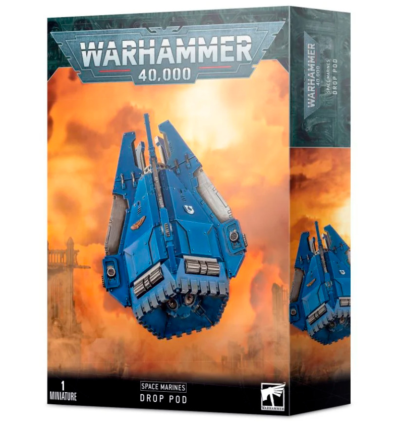 Набор миниатюр для настольной игры Warhammer 40000 - Space Marines Drop Pod