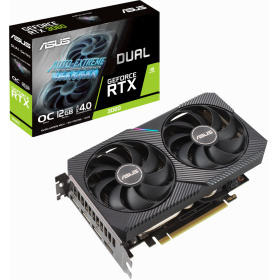 ASUS Видеокарта GeForce RTX 3060 12 ГБ (DUAL-RTX3060-O12G-V2)