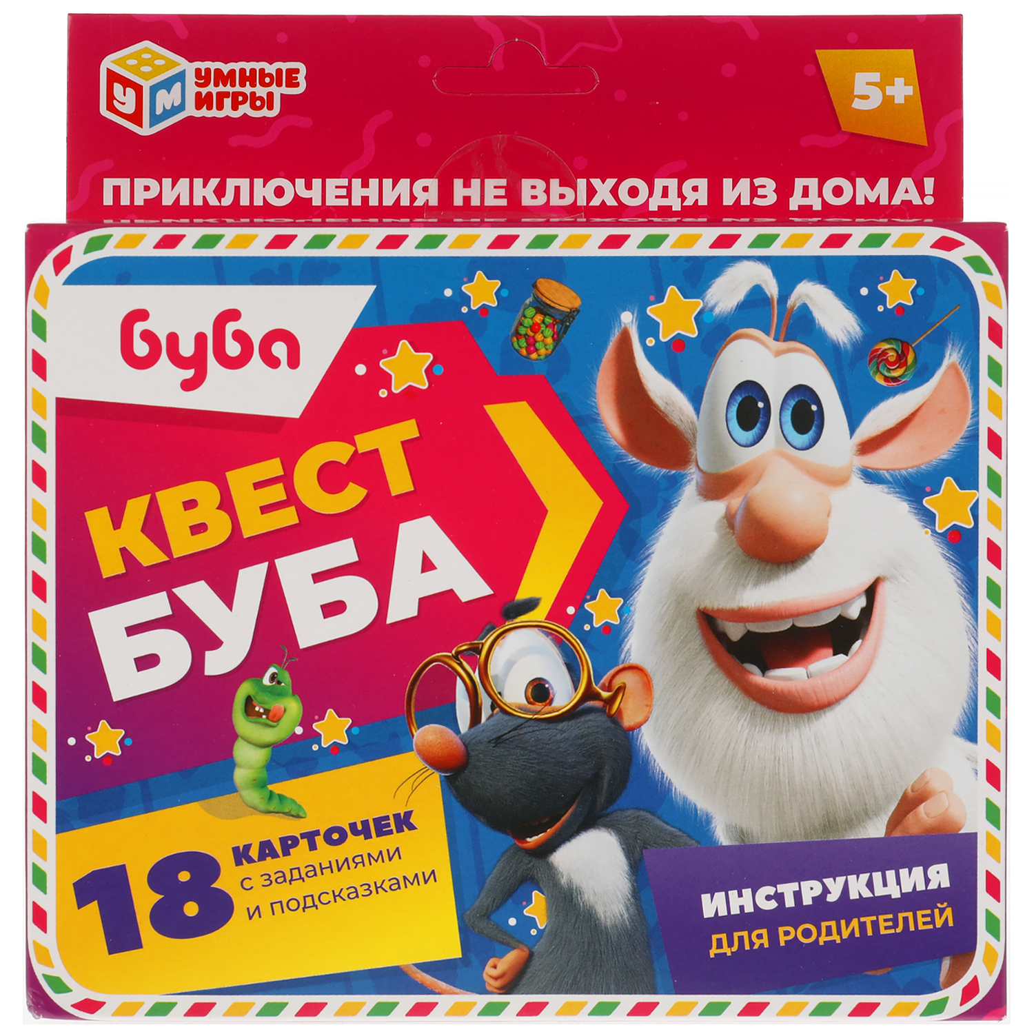 Карточная игра Квест Умные игры Буба