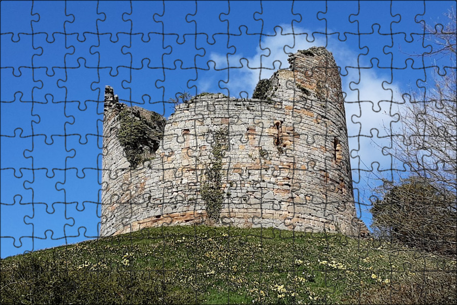 Цитадель puzzle. Магнитный пазл замок.