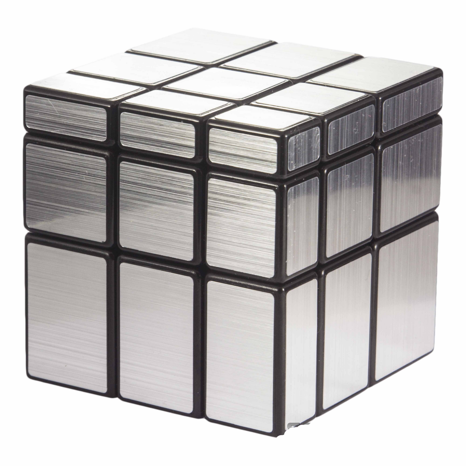 Зеркальный кубик 3х3 серебро