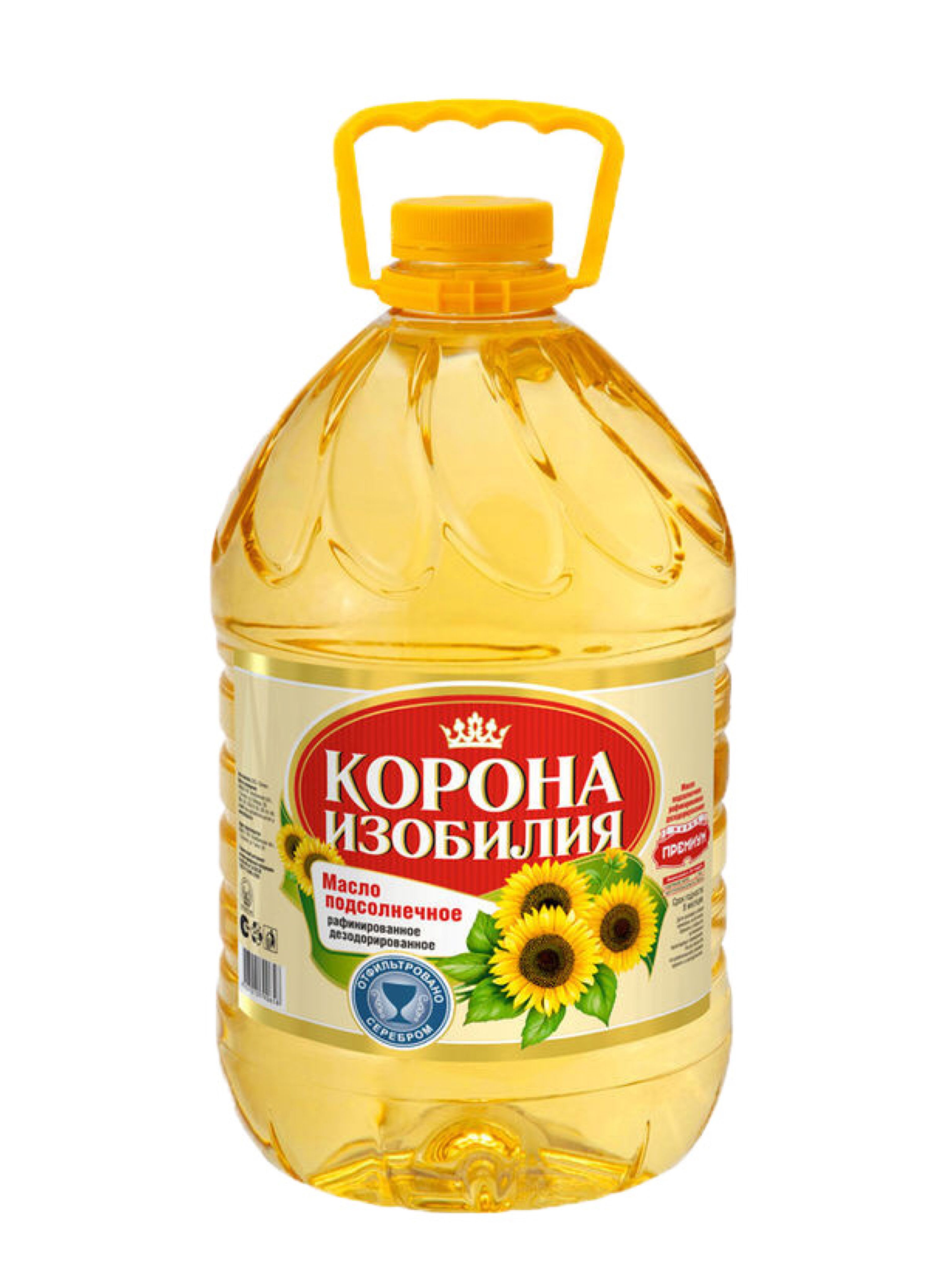 Масло подсолнечное рафинированное 5л — купить в интернет-магазине OZON ...