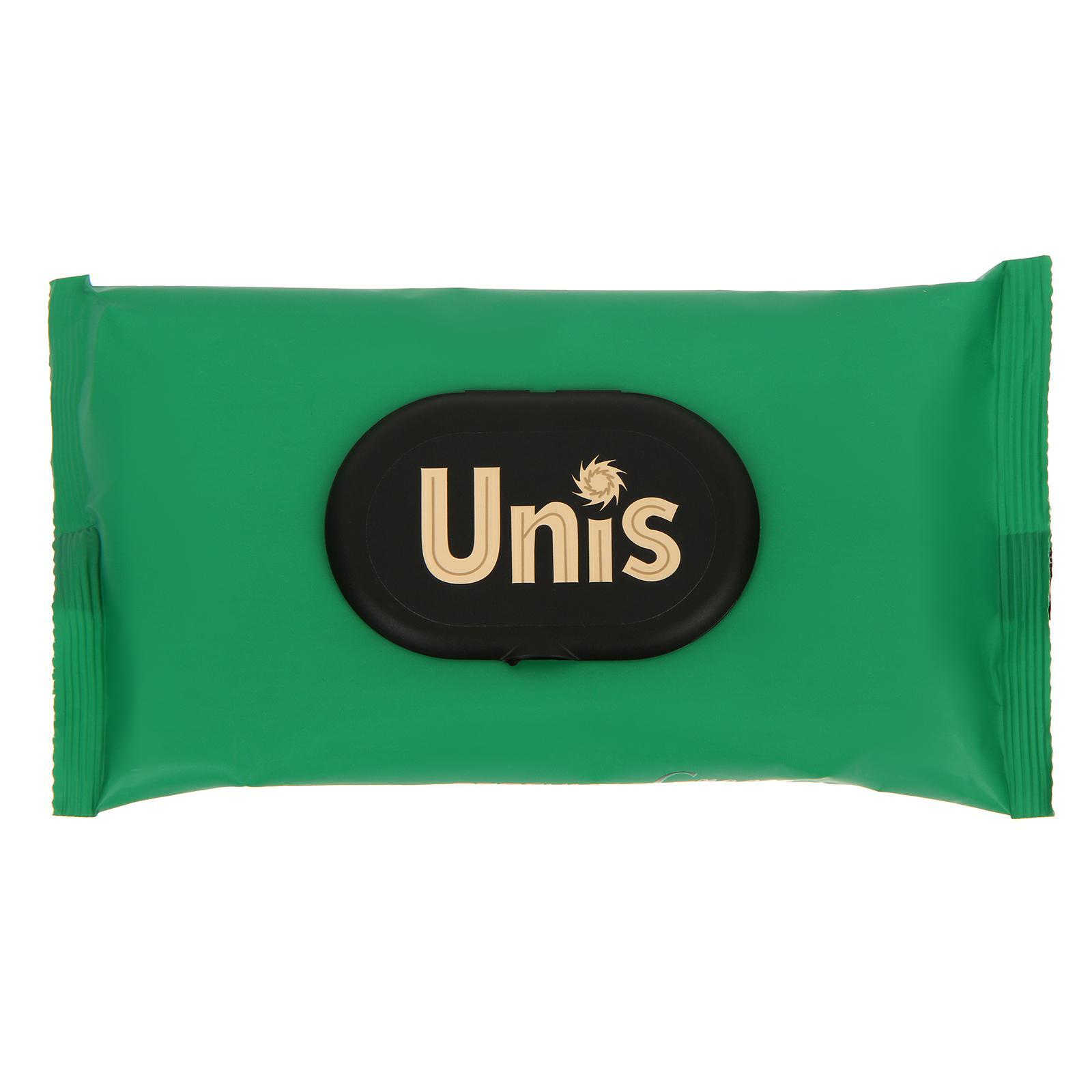 Влажные салфетки UNIS Green антибактериальные,с клапаном, 24 шт ...