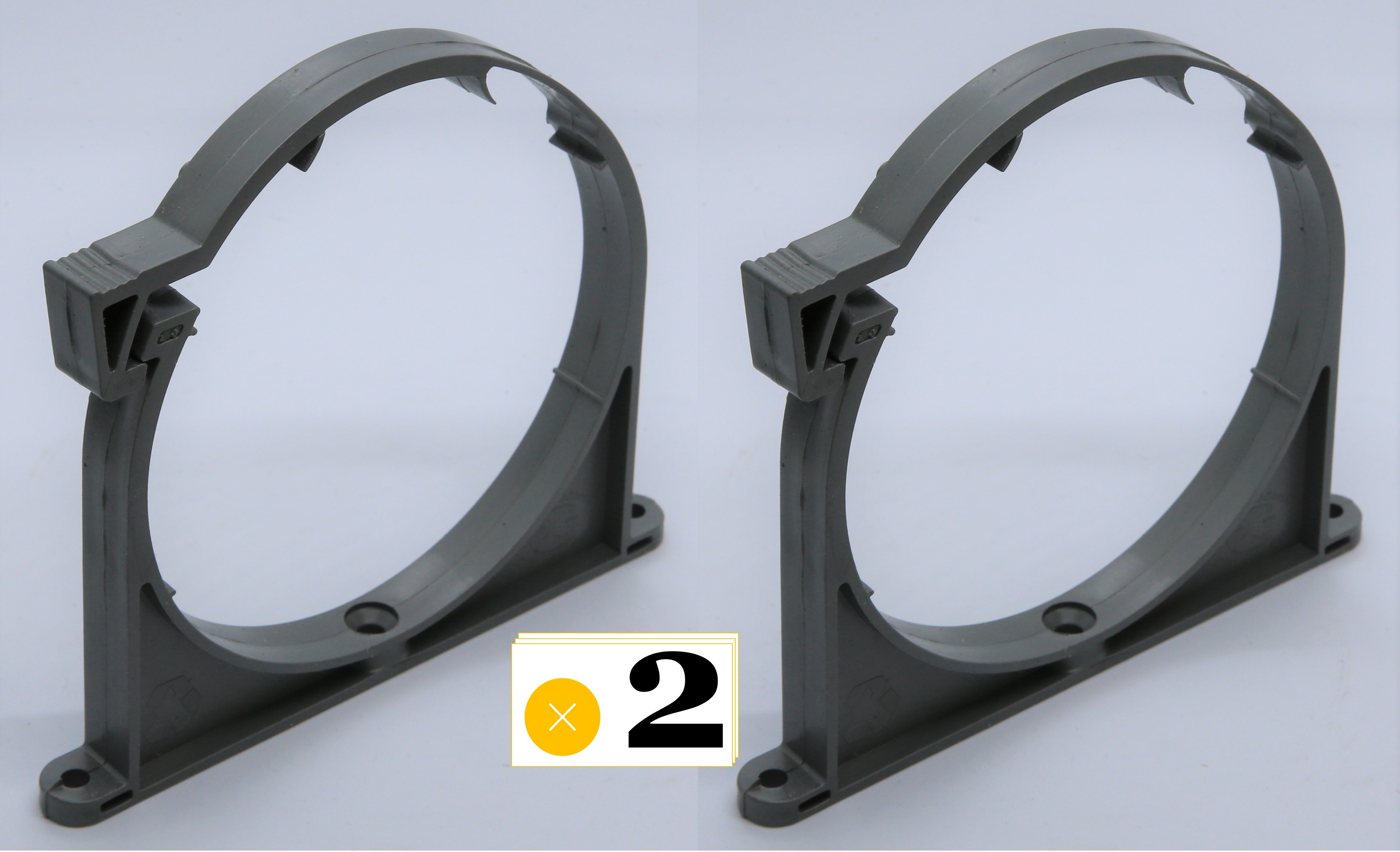 Характеристики Flextron Хомут (крепление) для канализационных труб 110 ...