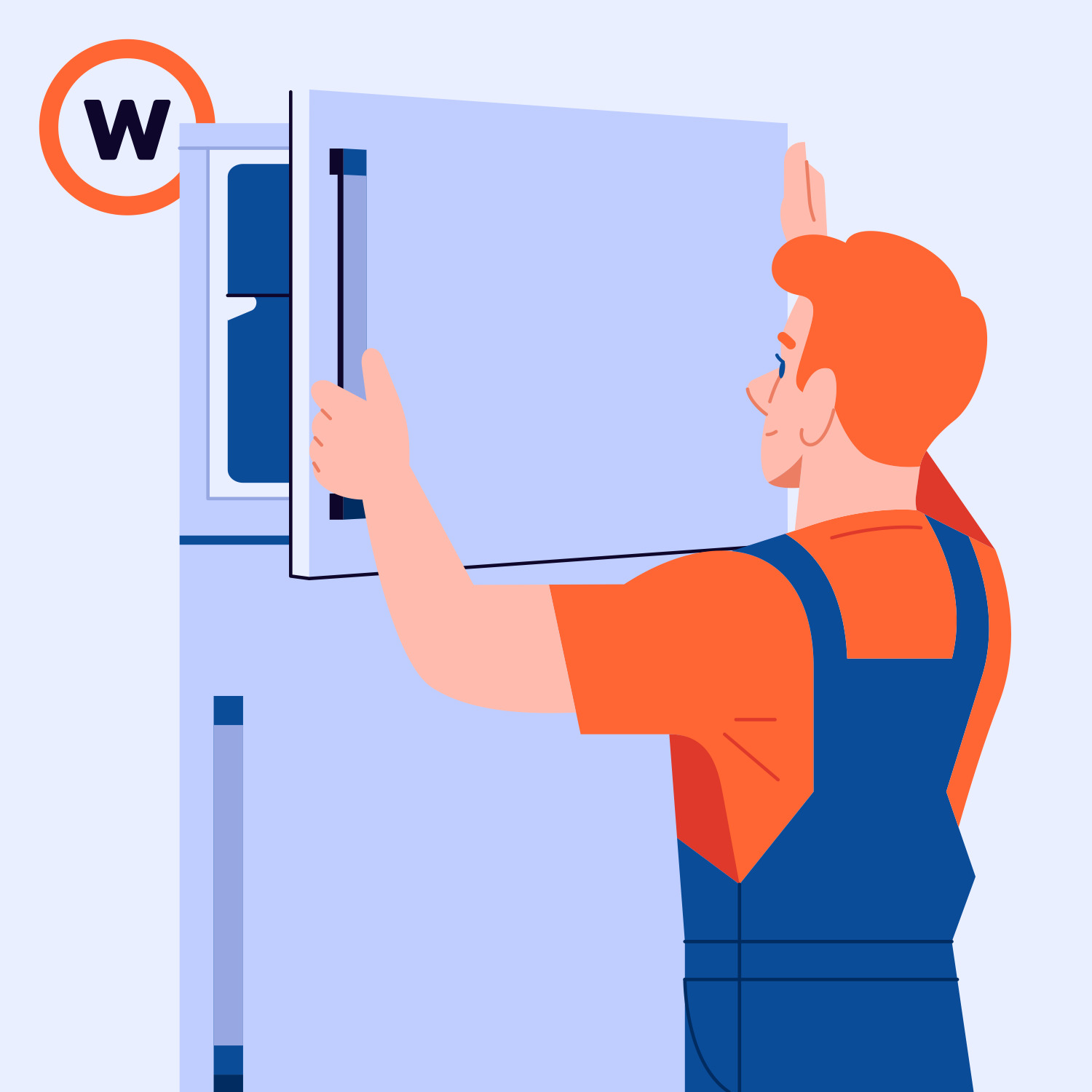 Перенавеска дверей холодильника без дисплея Wowworks – цены на OZON Услуги