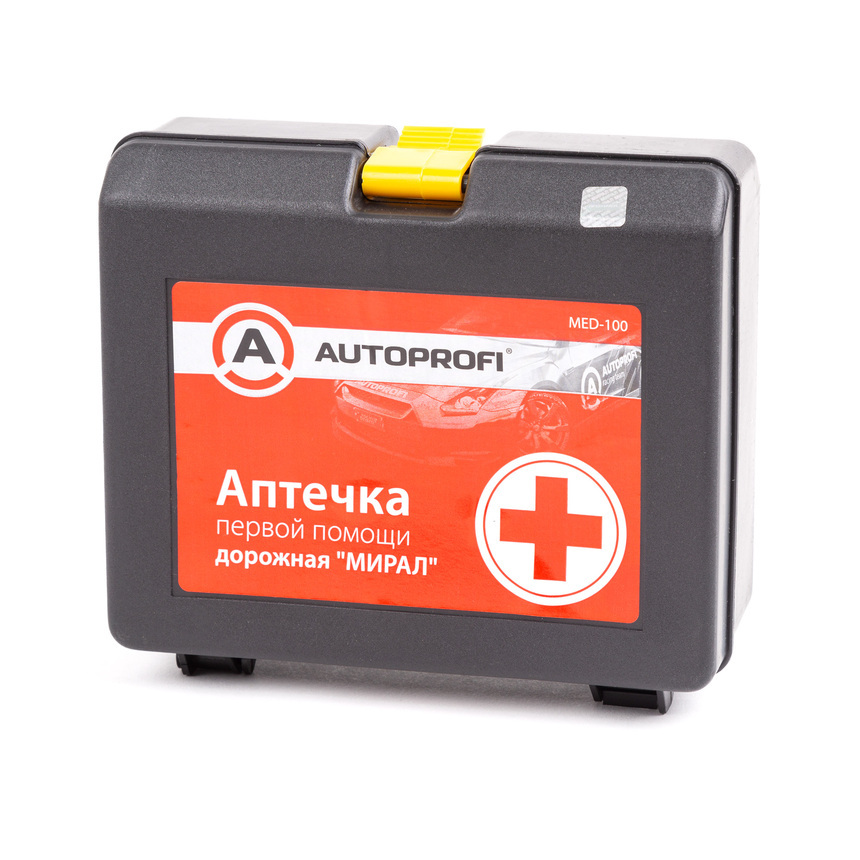 Аптечка первой помощи дорожная "AUTOPROFI" MED-100