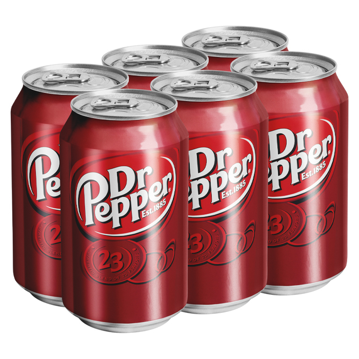 Характеристики Газированный напиток Dr Pepper Classic (США), 355 мл (6