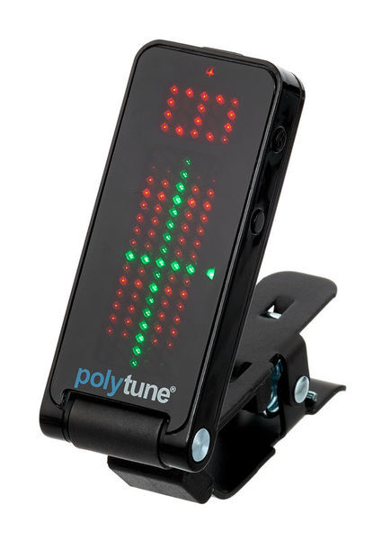 TC Electronic PolyTune Clip Black полифонический тюнер-прищепка, цвет черный