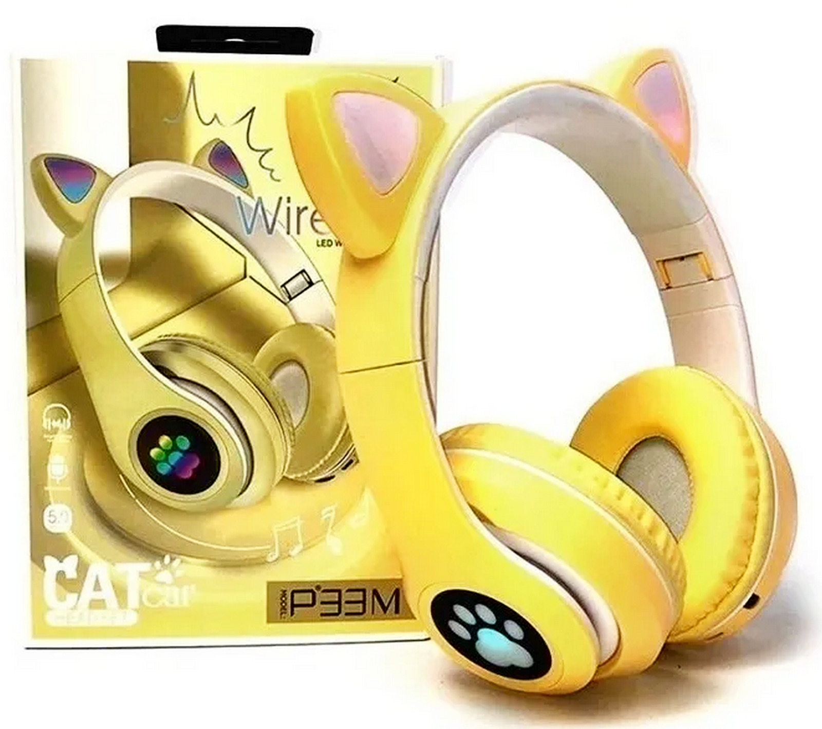 Наушники, Беспроводные наушники Накладные CAT EAR Детские беспроводные ...
