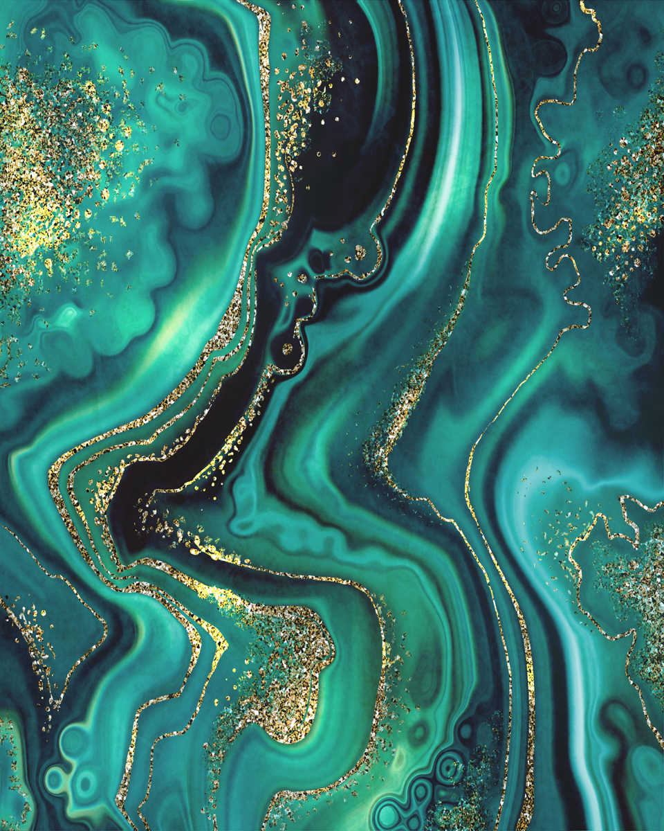 Malachite Gold мрамор