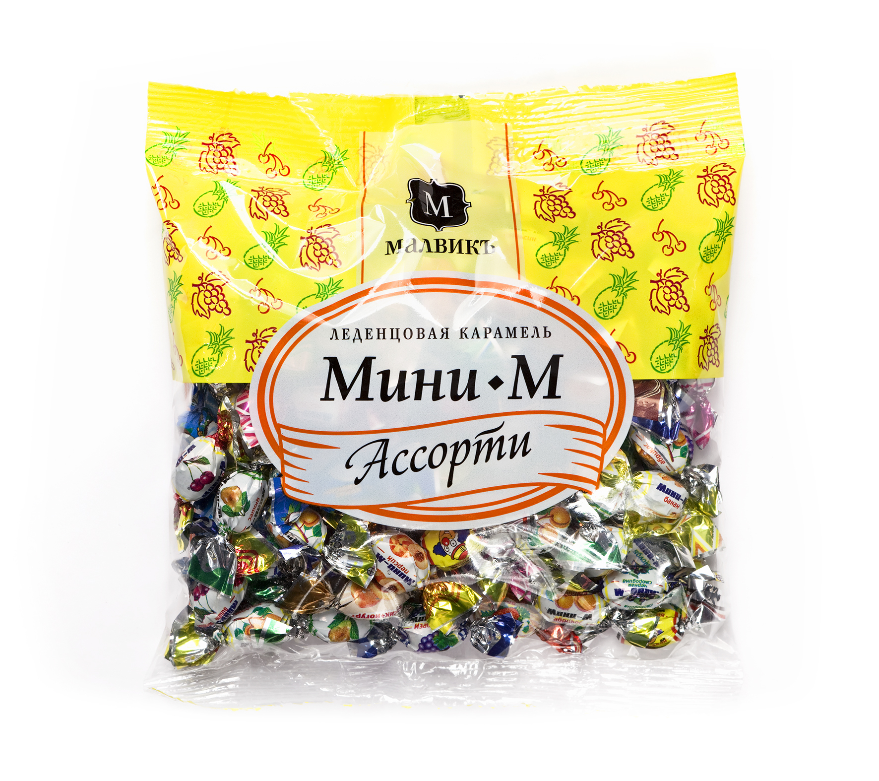 Сахарная посыпка Мини конфетки Желтые(0,75 кг)