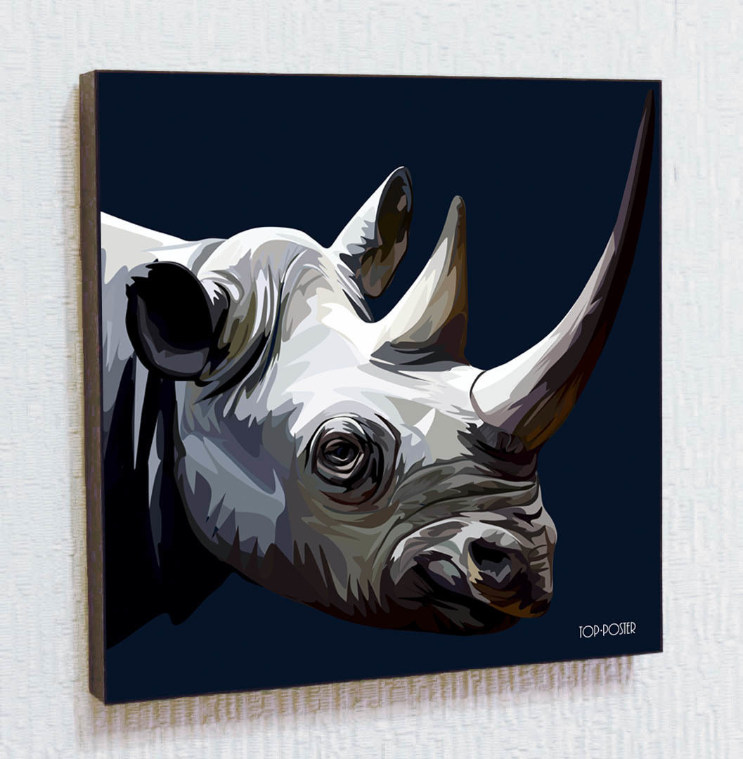 Носорог картина