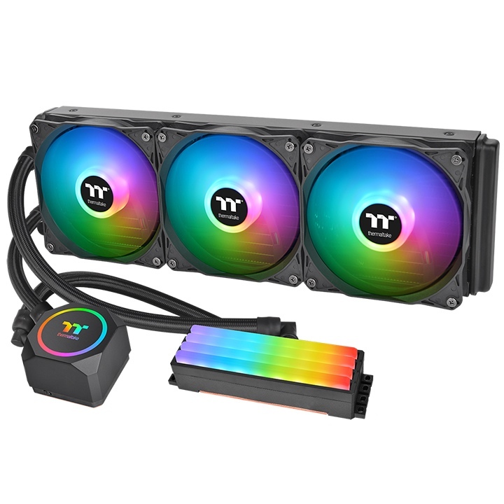 ЖидкостнаясистемаохлажденияThermaltakeFloeRC360CPU&MemoryAIOLiquidCooler(CL-W290-PL12SW-A)