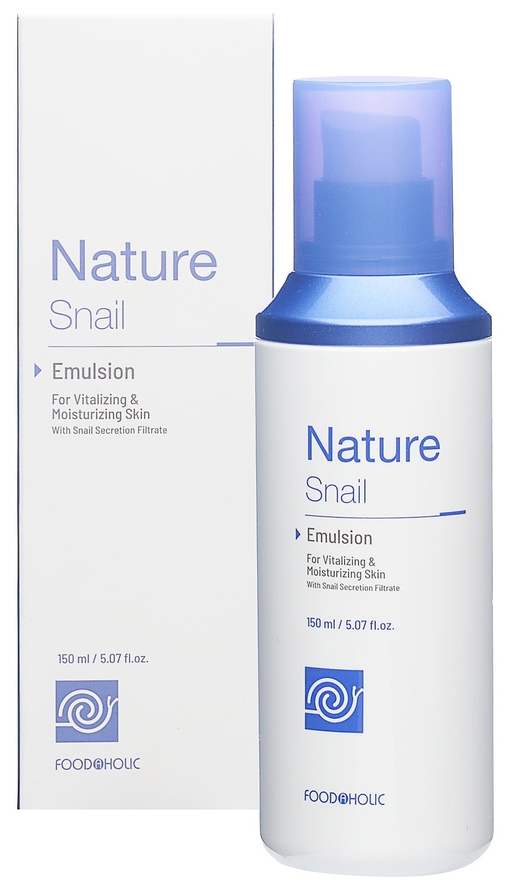 Эмульсия для лица восстанавливающая, с муцином улитки FOODAHOLIC NATURE SNAIL EMULSION, 150 мл.