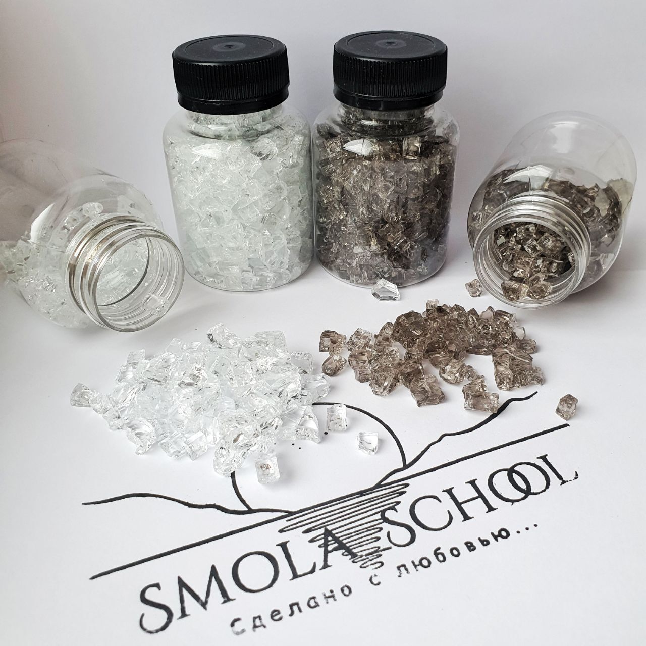 Crystal clear mini. Белая крошка для смолы. Crystal School Customs SKYYOU hopeless Jewelry.