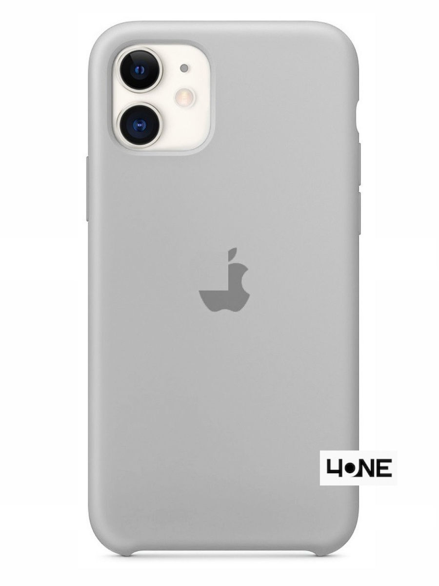 Silicone Case iphone 11 серый