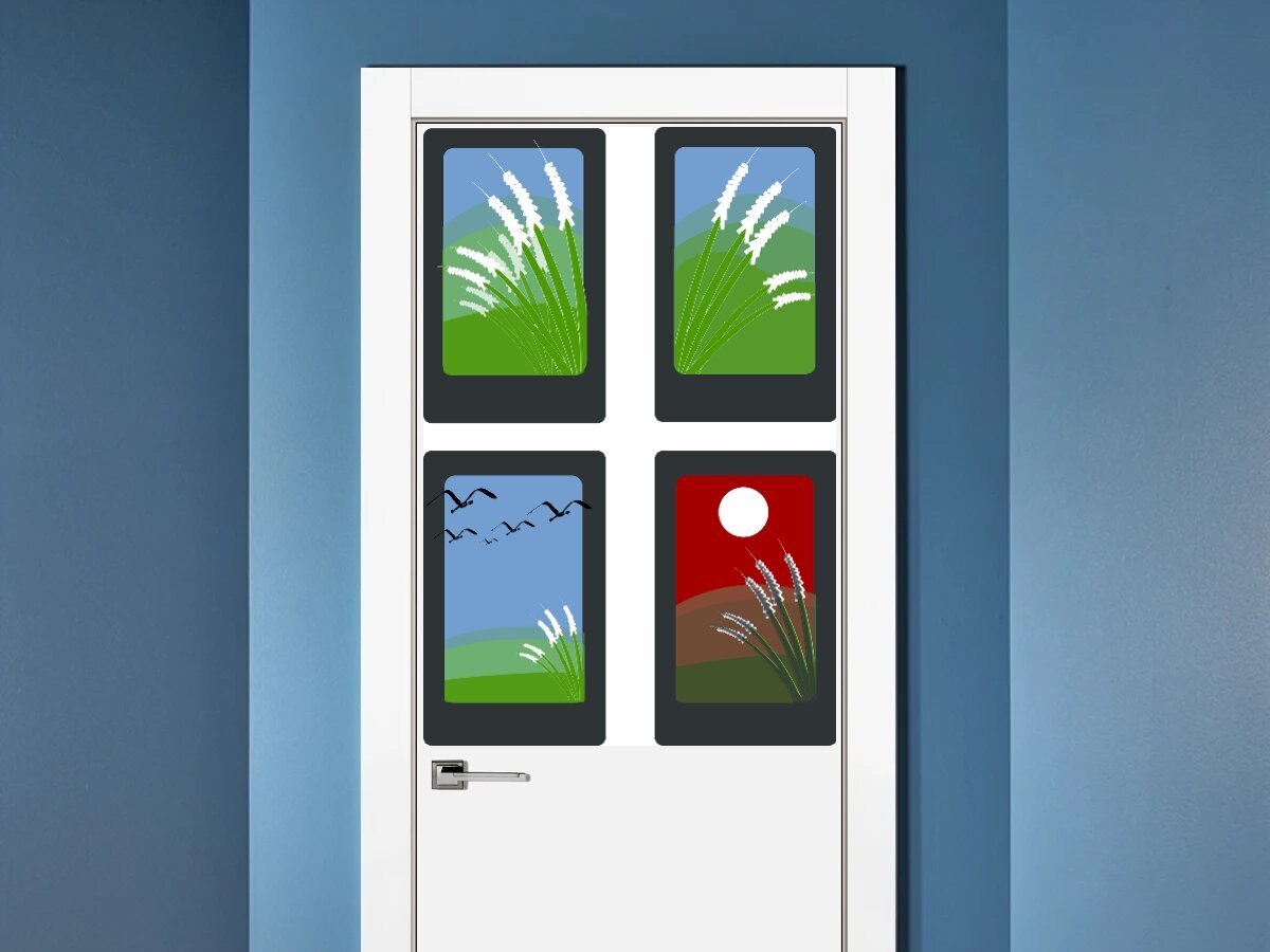 Window poster. Window poster