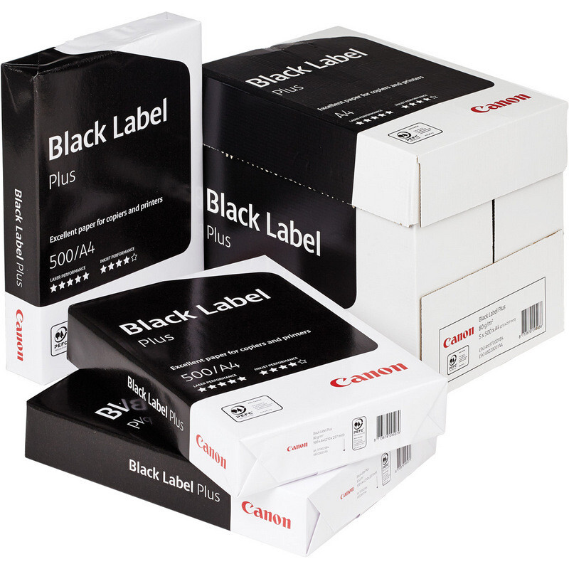 Упаковка бумаги а4. Бумага Canon Black Label Plus a4 80 г 500 л. Бумага Canon a4 Black Label Plus 80 г. Бумага для офисной техники Canon Black Label Extra а4 марка b, 80 г/кв.м 500 листов. Бумага Canon bllapl80g a4 500л.