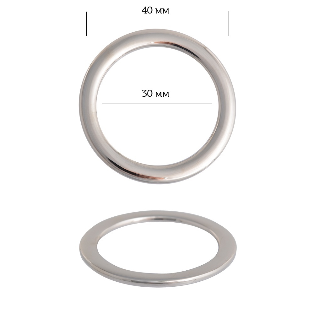 Кольцо металл TBY-281073.2 40 мм