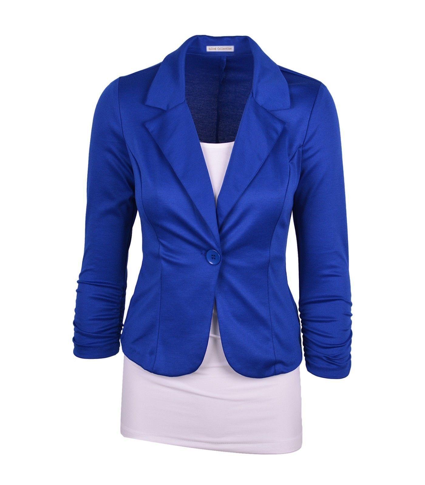 Пиджак голубого цвета