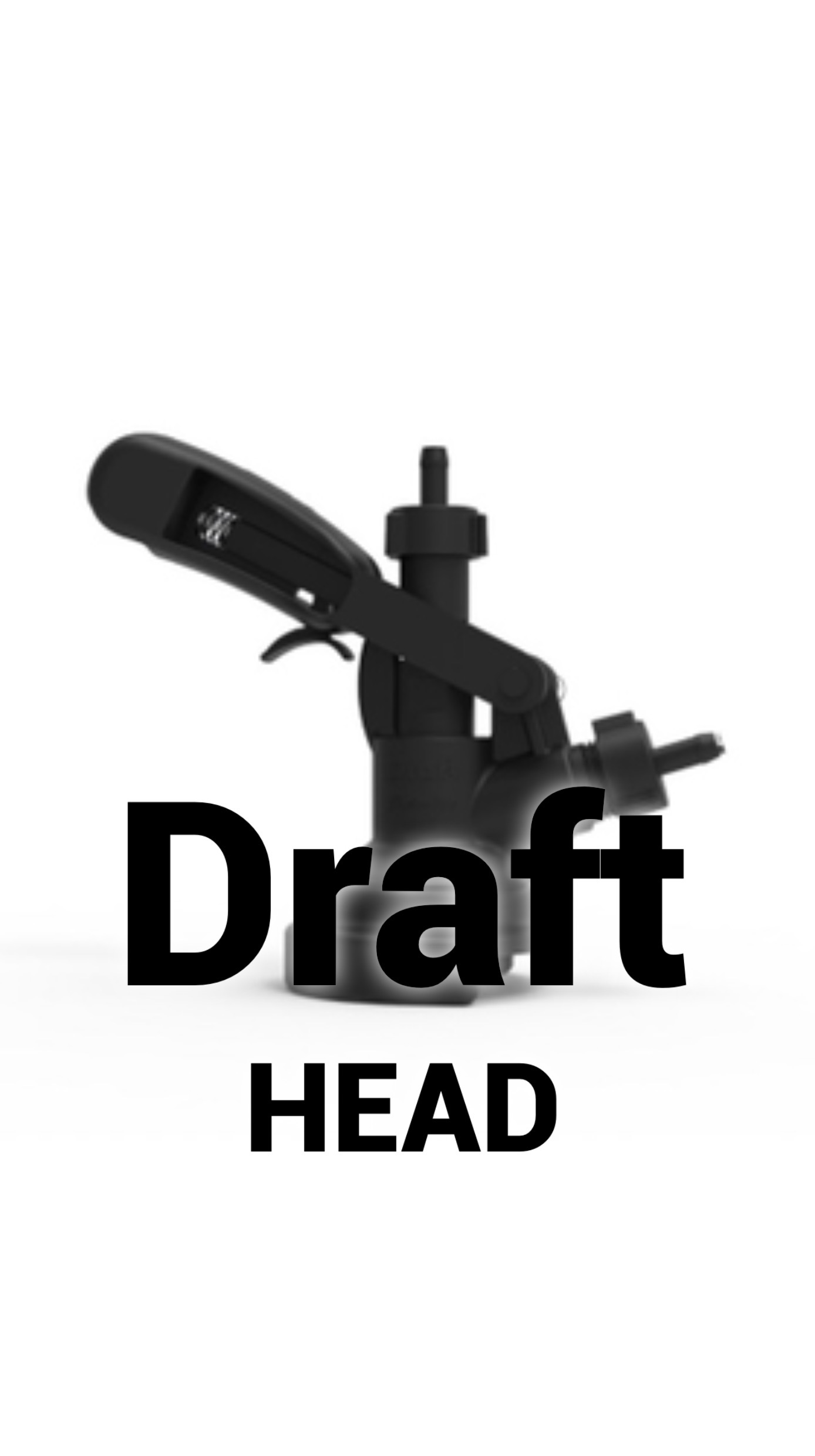 Заборная раздаточная головка Draft Head (Драфт Хэд) тип А для кег и ПЭТ кег. Оборудование для розлива пива, пластиковые заборные головки