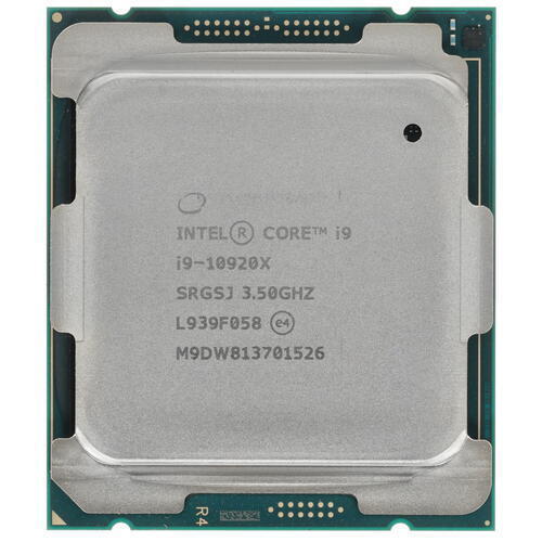 ПроцессорIntelCorei9-10920XOEM(CD8069504382000-SRGSJ)-LGA2066,12x3.5ГГц,L2-12МБ,L3-19.25МБ,4хDDR4-2933МГц,TDP165Вт