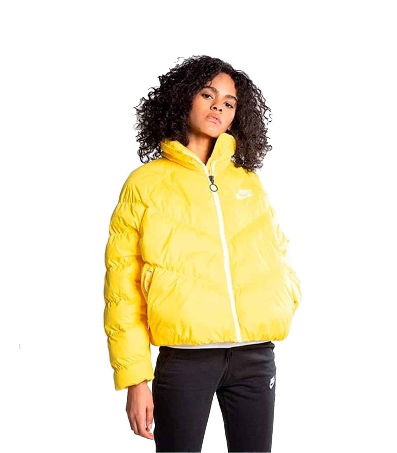 Куртка найк желтая женская
