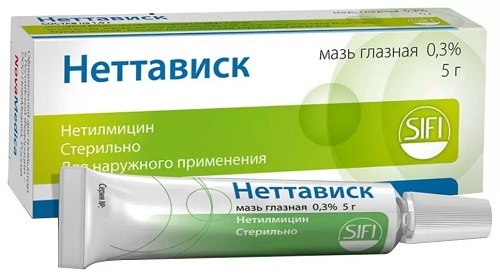 Неттависк, мазь глазная 0.3%, 5 мл