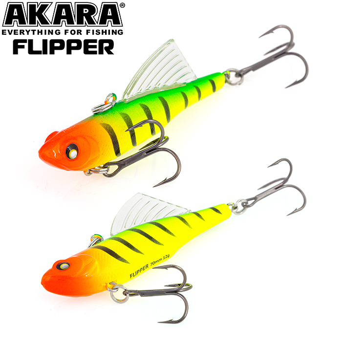 Воблер akara раттлин flipper 70 мм 12 гр. (3/7 oz 2,8 in) a 1,(набор из 1 шт)