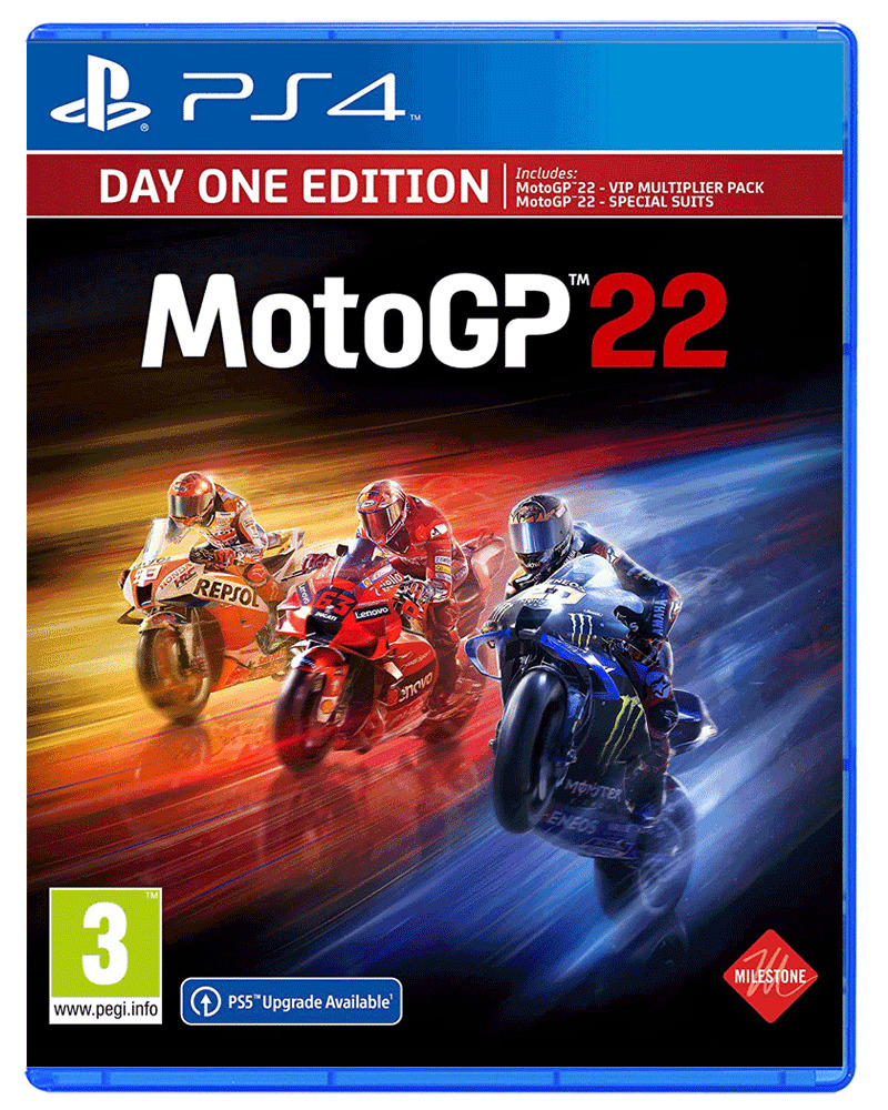 Игра MotoGP 22 Day One Edition (PlayStation 4, Английская версия)