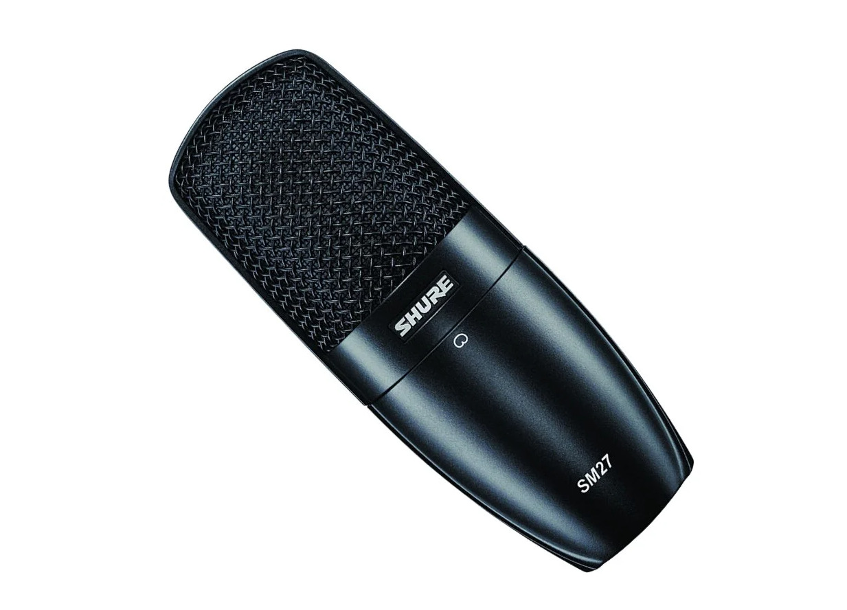 Студийный микрофон shure. Конденсаторный микрофон shure. разъем lc 27. shure sm27-lc.
