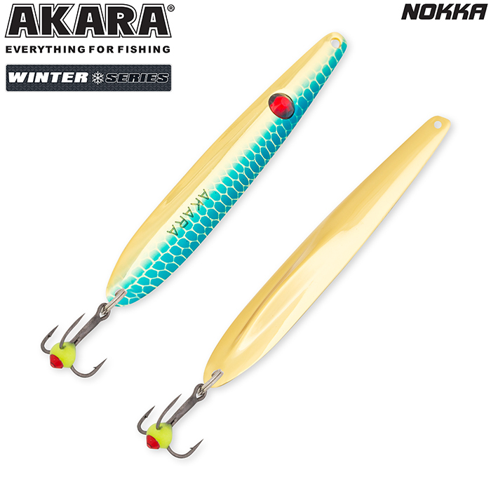 Блесна зим. Akara Ice Nokka 75 10 гр. 1-GO/GO